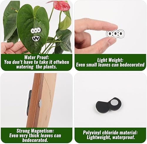 Miniatura 3 de Imanes de plantas con ojos para plantas en maceta, bonitos imanes para plantas, divertidos accesorios para plantas de casa para amantes de las
