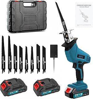 papasbox Cordless Reciprocating Saw,0-4000 RP...,