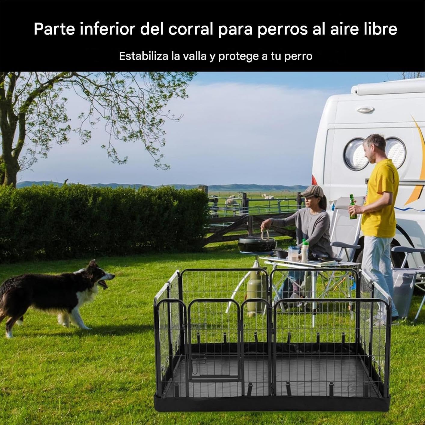 Parque de Juegos para Perros - Tapete para de Interior para Gatos | Tapete de Entrenamiento Antideslizante, Lavable, Impermeable, para Cachorros, Ideal para Cama, sofá, baúl