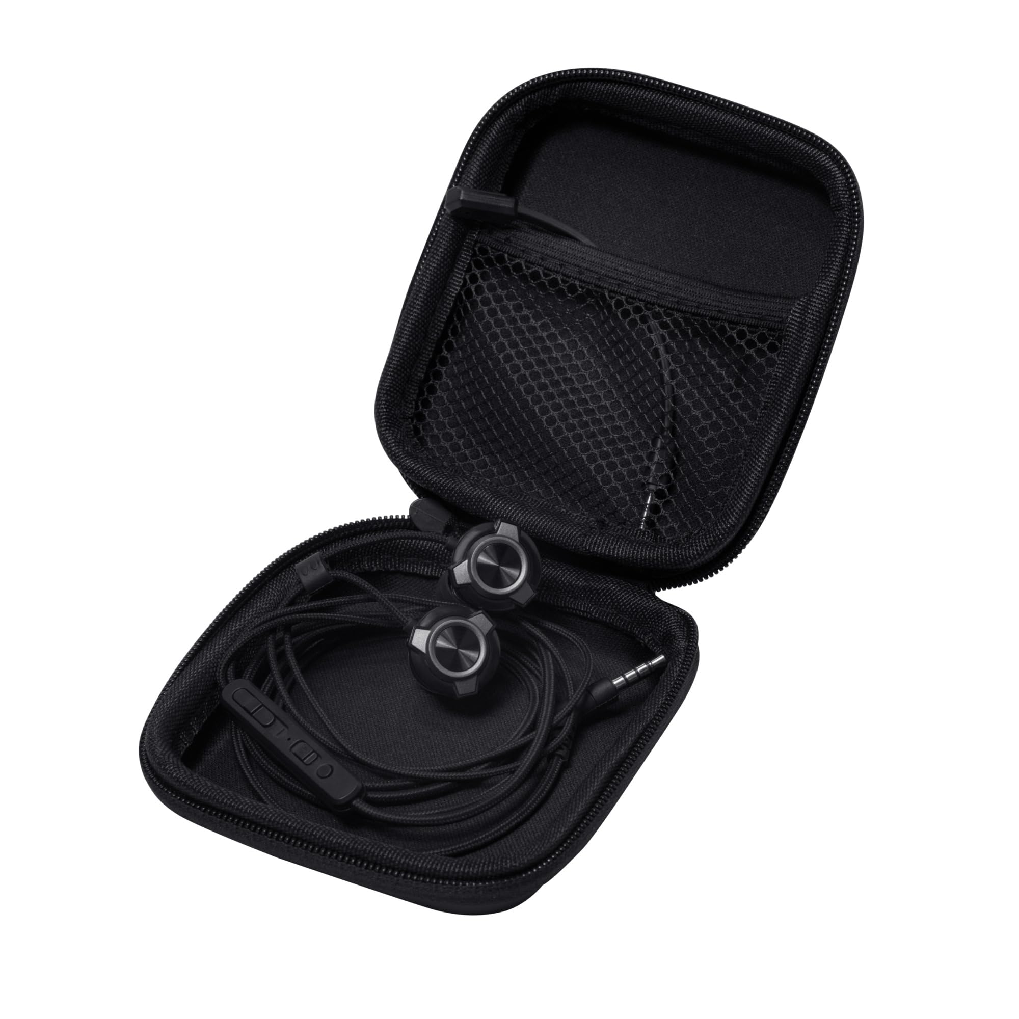 Trust GXT 406 Pine In Ear Kopfhörer mit Kabel Nintendo Switch PS5 PS4 Xbox Tablet PC, 3.5mm Gaming Ohrhörer mit Mikrofon, Inline Steuerung, Kabelgebundene Earbuds mit Hartschalenetui, Schwarz