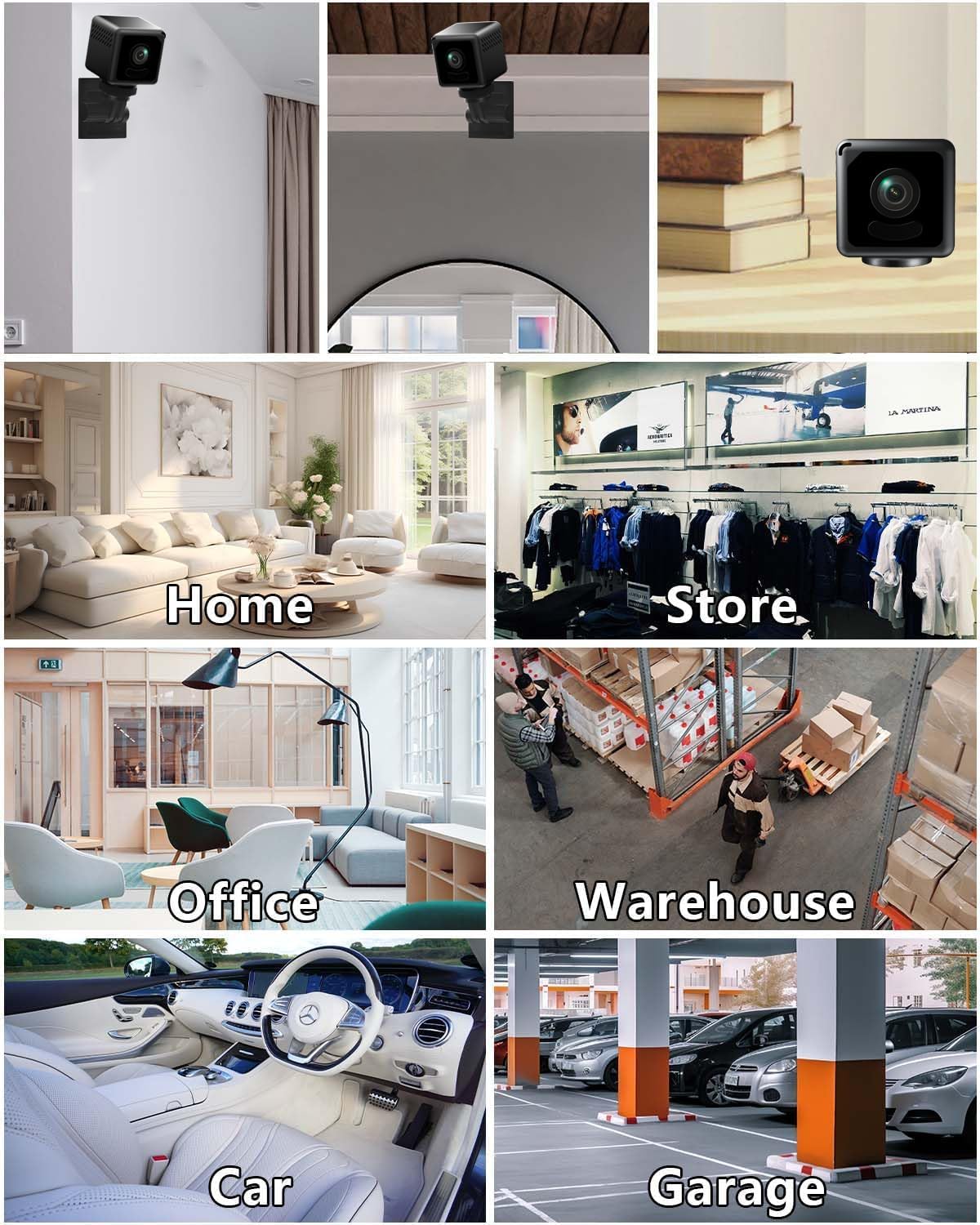 Indoor Outdoor Camera Security Wireless Home Cameras WiFi Pet Camaras,Night Vision, Home Indoor Outdoor Camara,Can No Need WiFi Cams for House Security