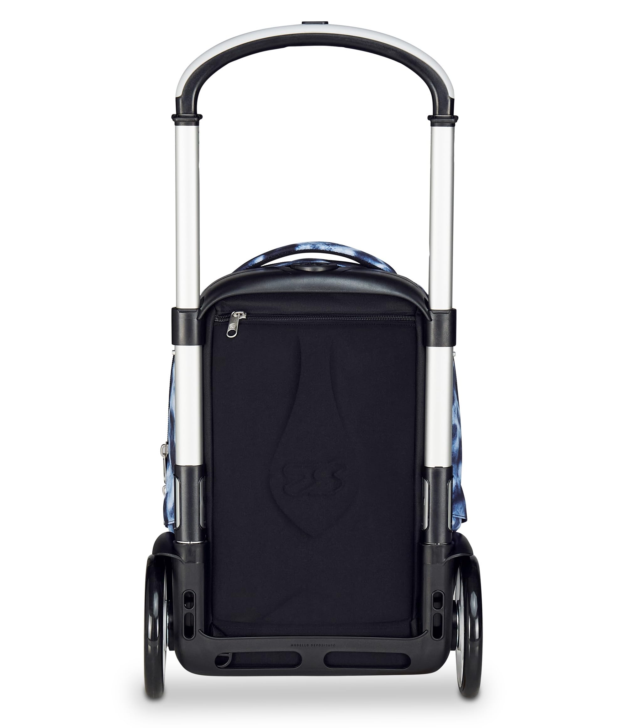 Seven Trolley Scuola Sganciabile Tyre, Grigio, Zaino Con Carrello Sganciabile Da 40 Litri Di Capacità, Maxi Ruote e Crossover System, Maneggevole e Resistente, Scuole Elementari e Medie, Bambin0