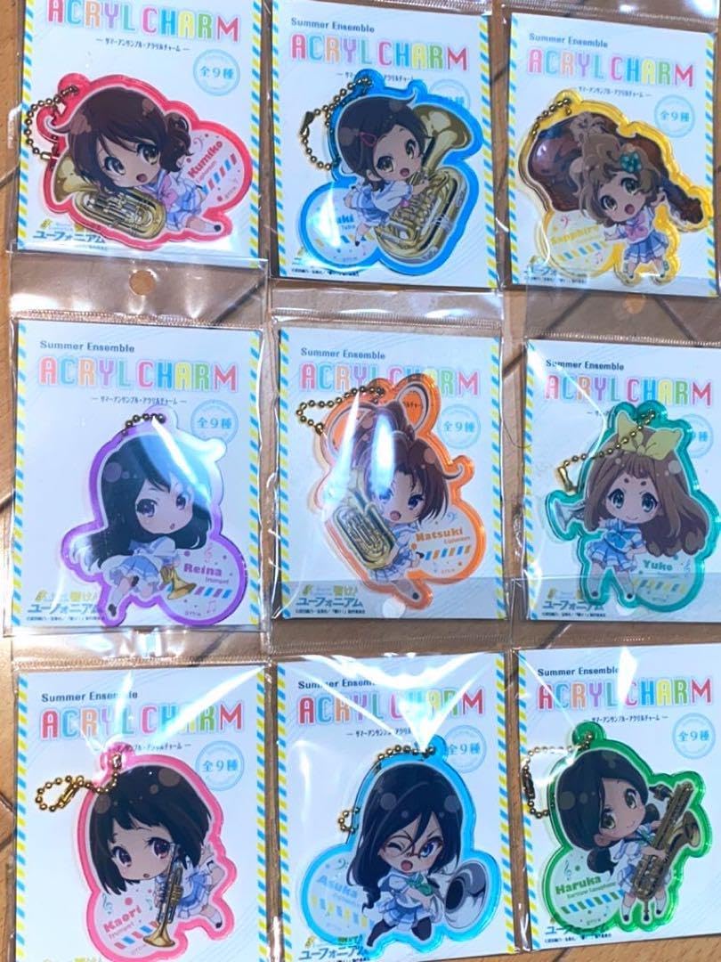 響けユーフォニアム アクリルチャーム サマーアンサンブル 全9種 響け