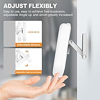 Vista 2 de CoguZed Soporte de teléfono impermeable para ducha, actualizado en 2023, rotación de 480°, compatible con iPhone 15/14/13/12/11 Pro Max, Samsung