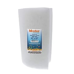 Master Pet Supply Premium Aquarium Filter Pad Roll Cut to Fit 12 by 72 Micron Fiber Filtration Media