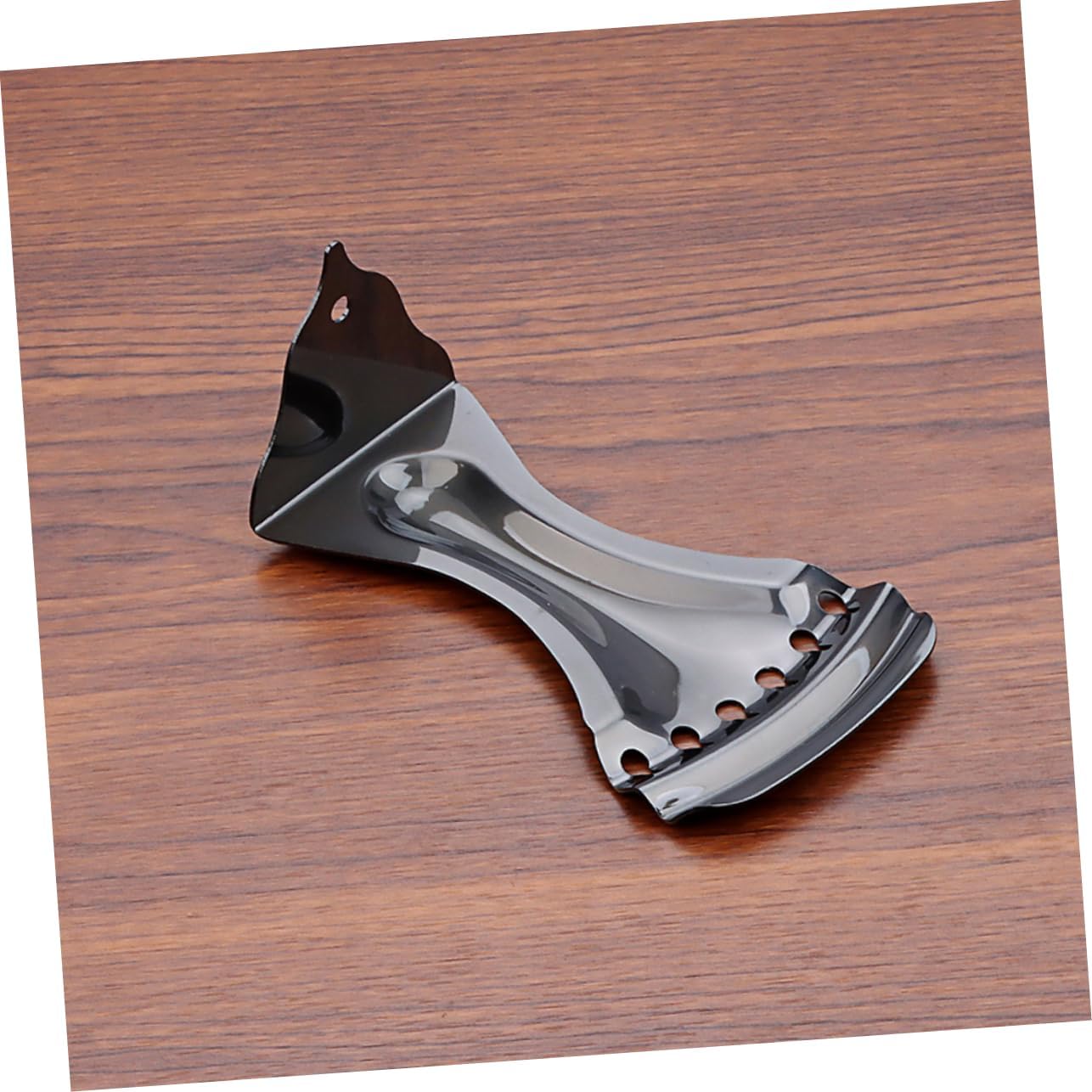 YARNOW 6-String Metal Tailpiece Bridge for Acoustic and Electric Guitar Sturdy Replacement Guitar Parts Adjustable Features Compatible Resonator