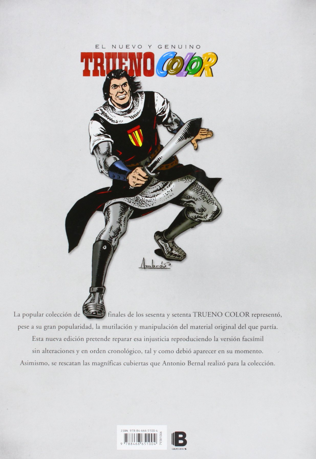 Trueno Color 6 - ¡Salvamento arriesgado! Y otras aventuras de El Capitán Trueno (Bruguera Clásica)
