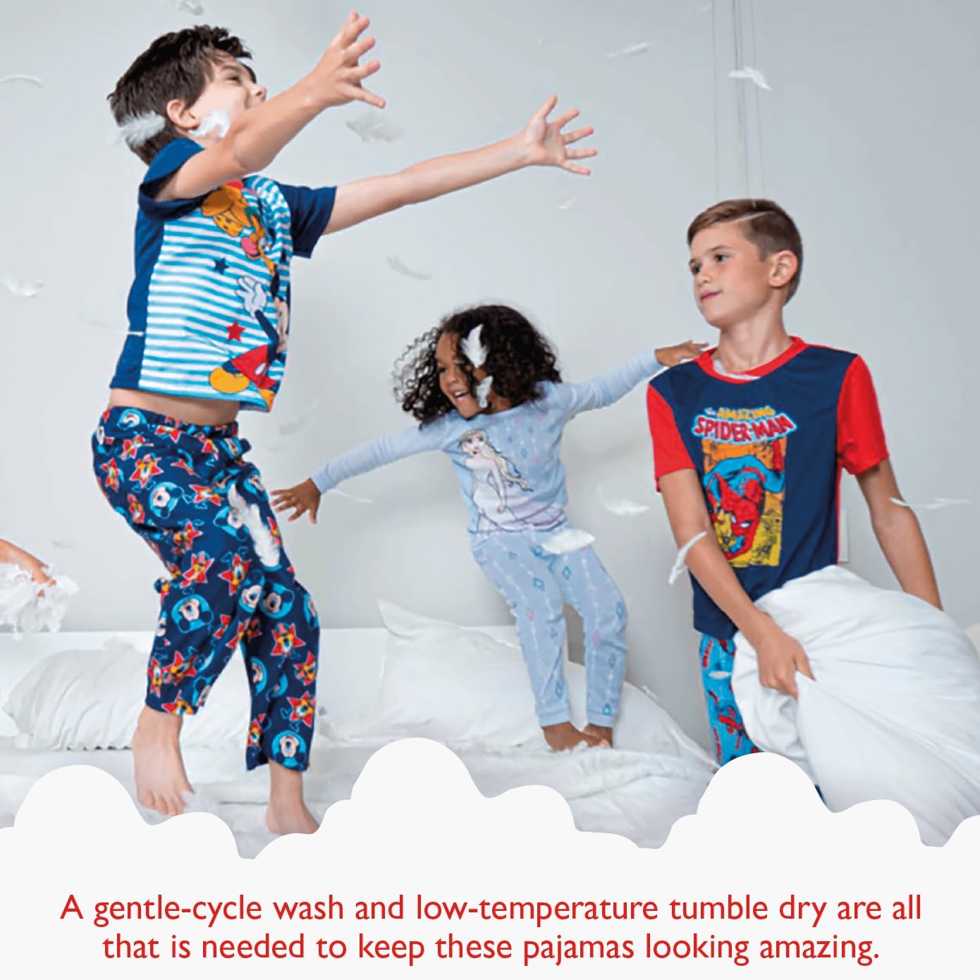 Marvel boys 2-piece Snug-fit Cotton Holiday Pajama Set, Soft & Cute for Kids - Image 2