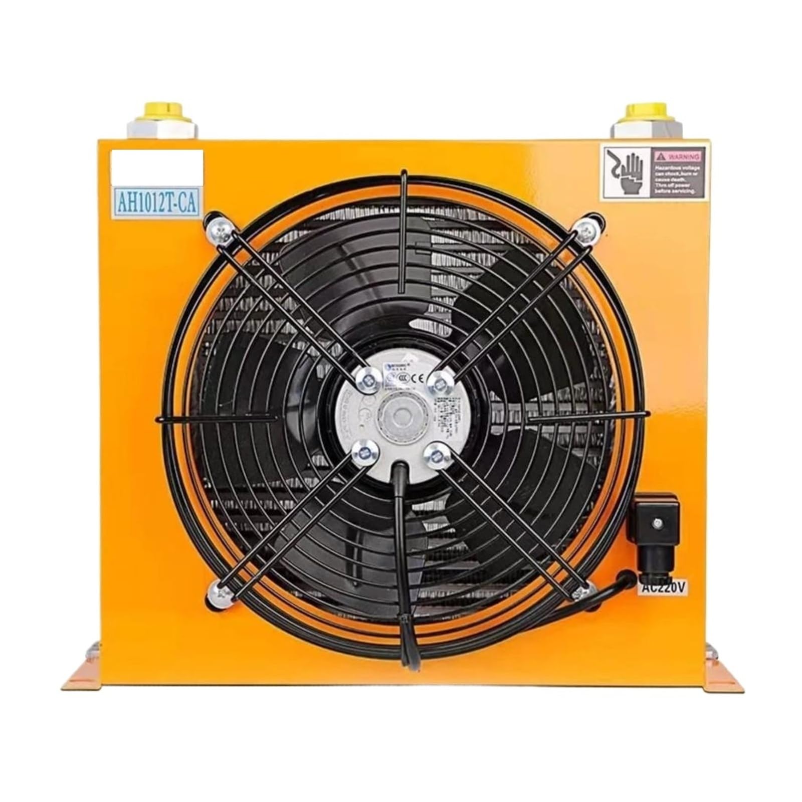 Tlxgstzvbfq Orange Ah1012t-Ca Hydraulic Air Cooler Truck-Mounted Crane Modified Fuel Tank Cooling Air-Cooled Oil Radiator For Mini Excavators Replacement(Dc 12V)