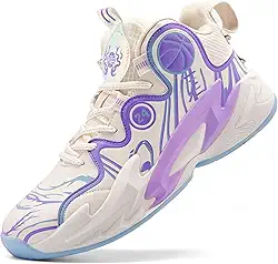 Tênis de basquete masculino respirável para treinamento, antiderrapante e resistente ao desgaste