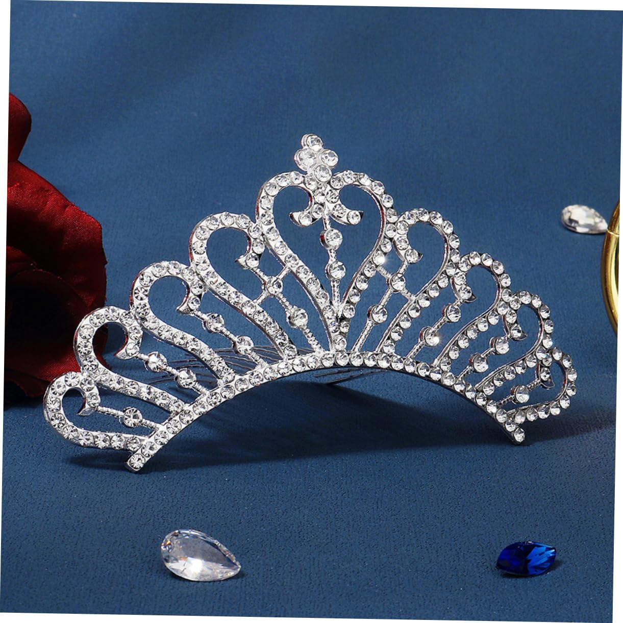 DOITOOL 5 Stück Haarschmuck Für Hochzeiten Braut-haarkamm Seitlicher Haarkamm Clip Stilvoller Kopfschmuck Krone Geeignet Für Haartypen