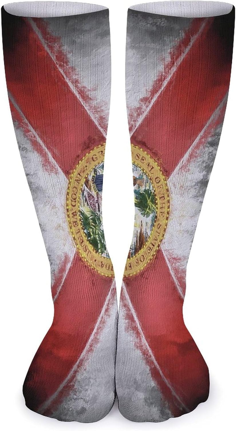 Zakqeik Brazilian Flag Pack of 5 Womens Socks Winter Warm Hiking Socks Funny Calf Athletic Socks