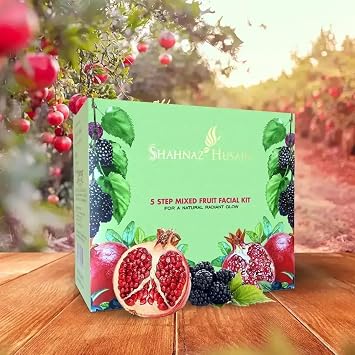 Shahnaaz-Husains Mixed Fruit 5-Step Professional Facial Kit, 50g