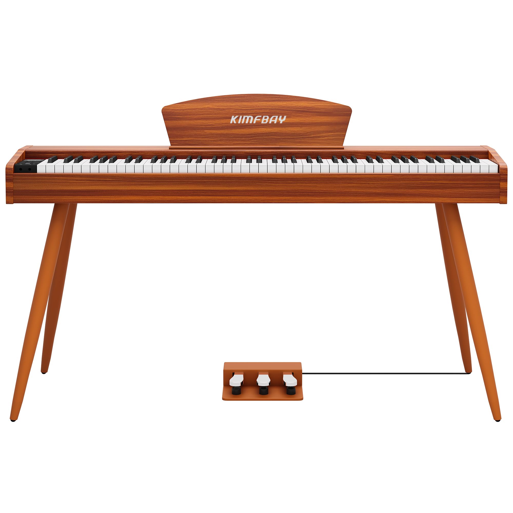 Amazon | KIMFBAY 電子ピアノ 88鍵盤 木製スタイル ハンマーアクション