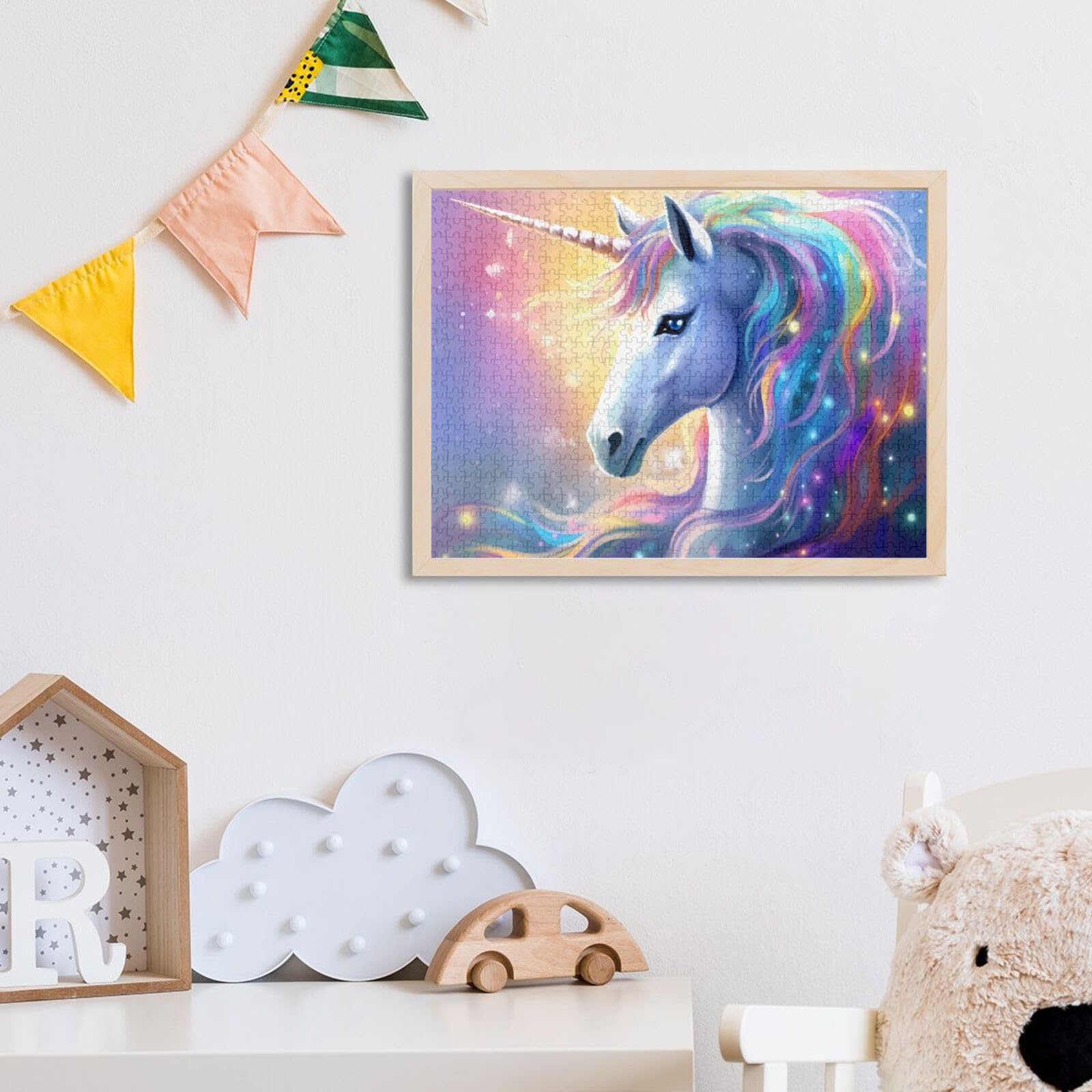 Amazon.com: UMIRIKO Cute Unicorn Puzzles 500 Pieces Jigsaw