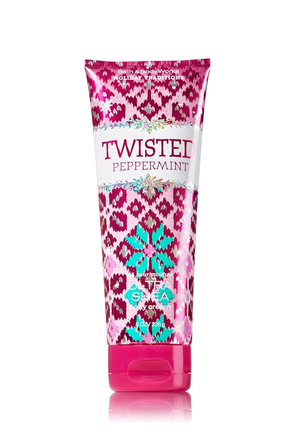 Bath & Body Works TWISTED PEPPERMINT 24 Hour Moisture Ultra Shea Body Cream 8 oz / 226 g - Image 8