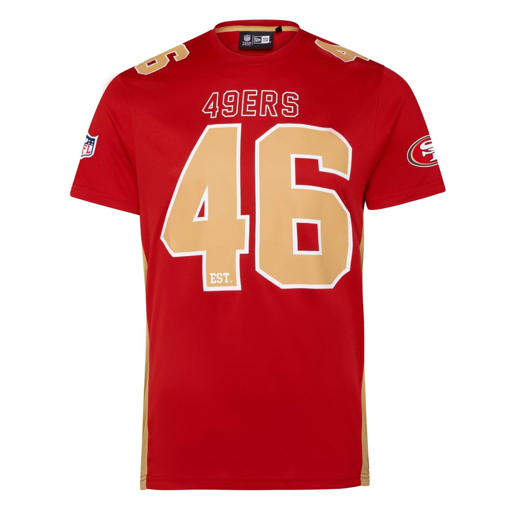 NFL Established Number T-Shirt New Era American Football Fanshirt Pullover Teamlogo