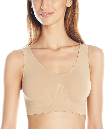 ELEG &amp; STILANCE Women Seamless Combo Cotton Spandex Non Padded Full Coverage Soft Breathable Yoga Sports Bra. Pack of 1 Si...