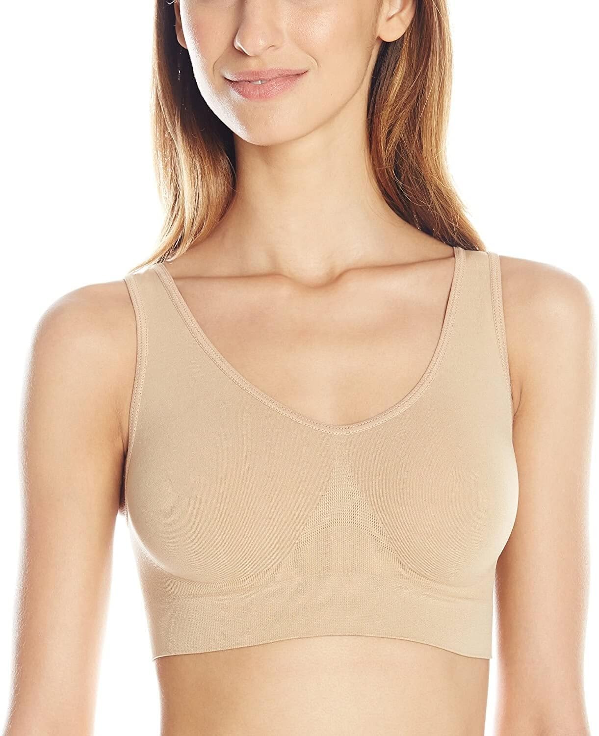 eleg & stilance Women Seamless Combo Cotton Spandex Non Padded Full Coverage Soft Breathable Yoga Sports Bra. Pack of 1 Size (30 Till 40)-picture-24