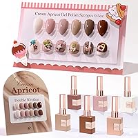 Vista 57 de Double Rhythm Juego de 6 piezas de 15 ml de esmalte de uñas en gel, mismo color, misma botella, kit de esmalte de uñas semipermanente, arte de uñas