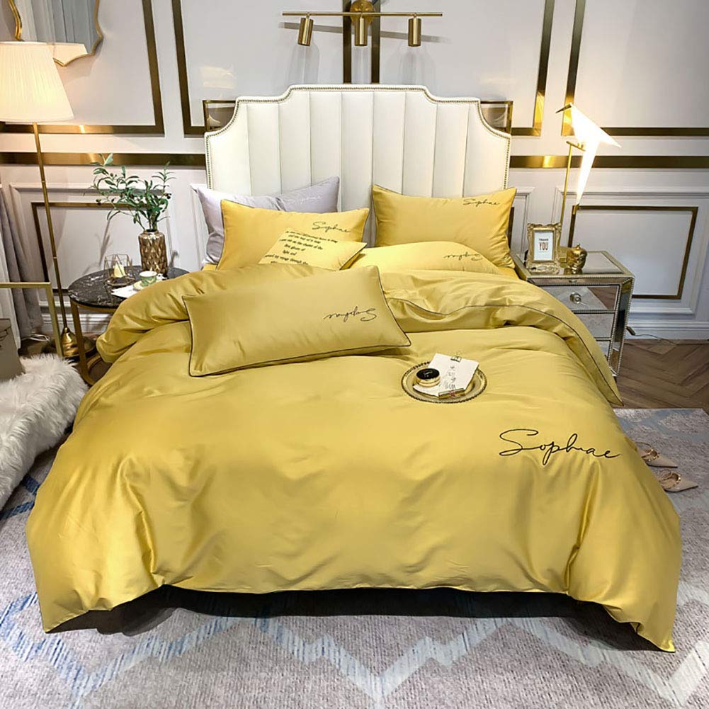 Parure de lit Queen size pour transformer votre chambre en suite de grand hôtel
