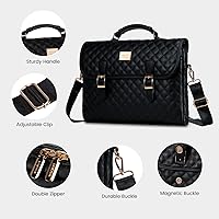 Vista 40 de Bolsa de laptop para mujer, linda funda para la universidad o el trabajo