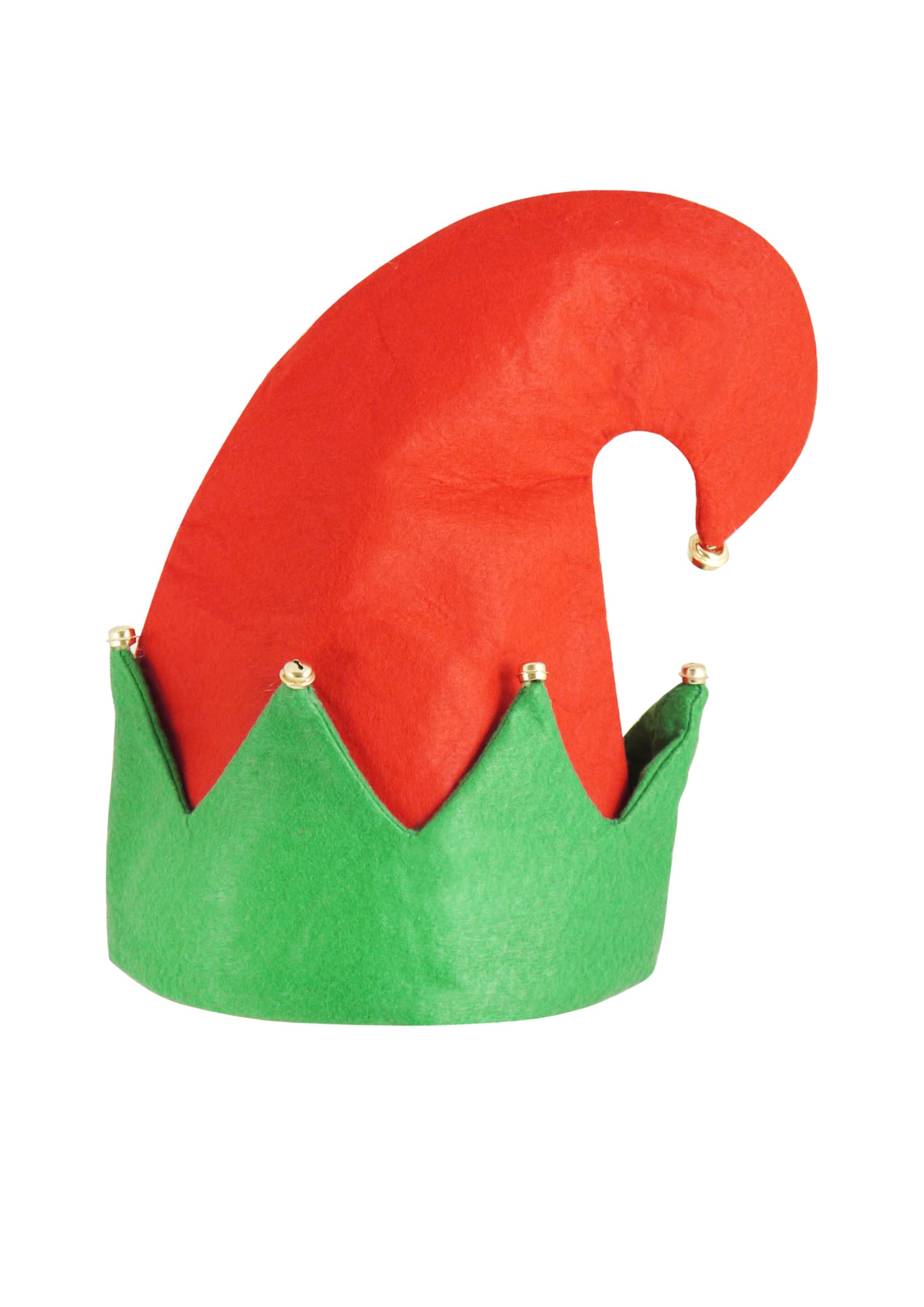 HENBRANDT Christmas Secret Elf Hat With Bells Adult Xmas Fancy Dress Party Accessory