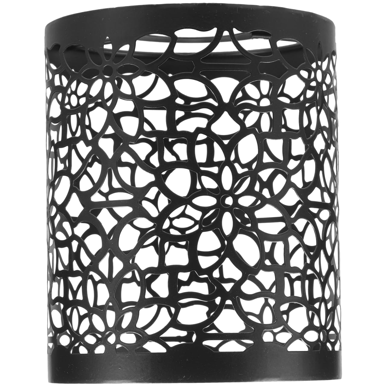 BESPORTBLE Hollow Out Cylindrical Metal Lampshade Pendant Light Shade Cover 4.72X3.94X3.94In Ceiling Lamp Cover for Home Kitchen Bar Decorative Lighting Fixture