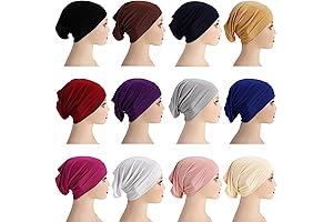 Essentials Under Hijab Caps for Turbans and Wraps