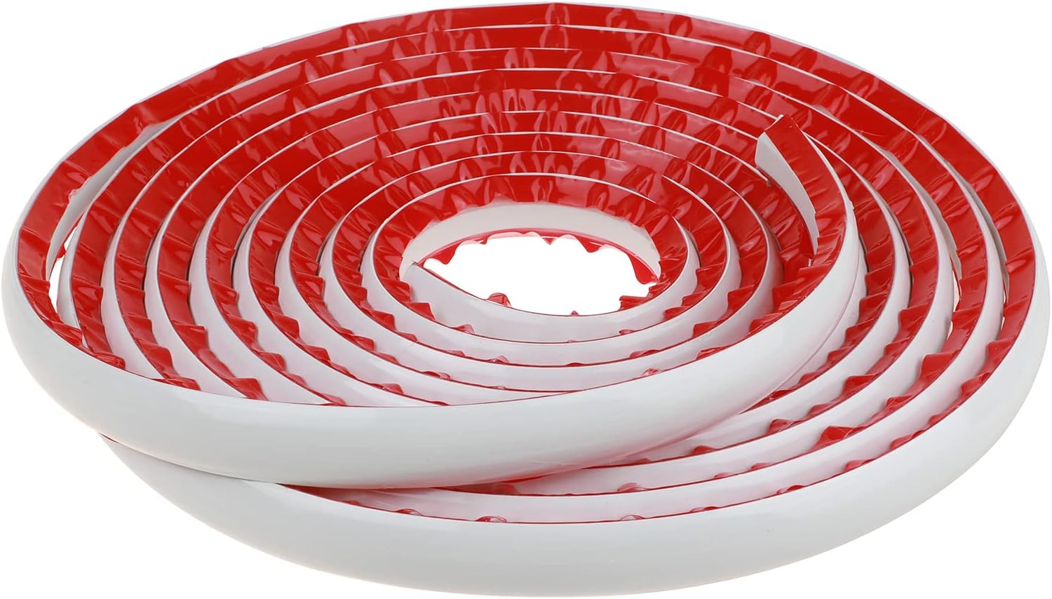 Flexible Quarter Round Molding Self Adhesive, 16.5 Feet Waterproof Molding Trim for Wall Edge, Ceilings Edge, Cabinet Edge, Countertops (White)