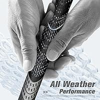 Vista 3 de Geoleap Juego de 13 Agarres de Golf - Material Compuesto de Goma con Cordón, Agarres Híbridos para Palos de Golf, Rendimiento en Todas