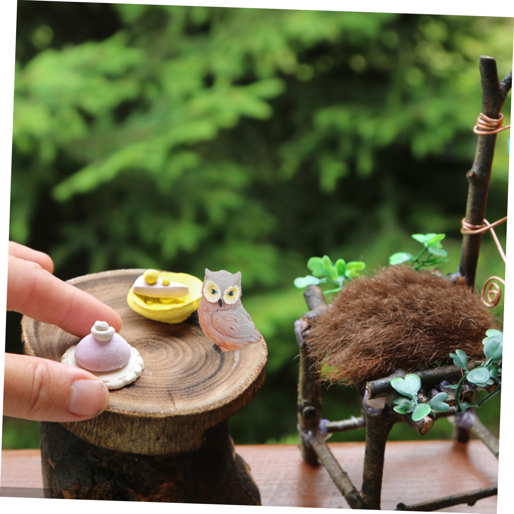 HOLIDYOYO 鉄のフクロウ フクロウの彫刻工芸品 フクロウの壁 庭の壁 