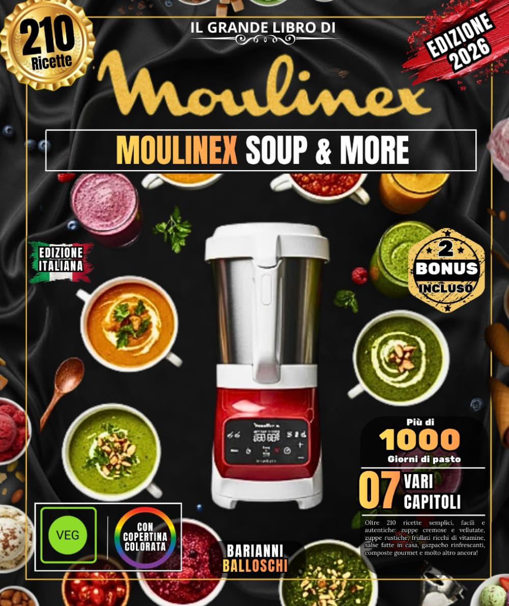 Le Grand Livre de Recettes Moulinex Soup & Plus : Plus de 210 Recettes Faciles et Savoureuses