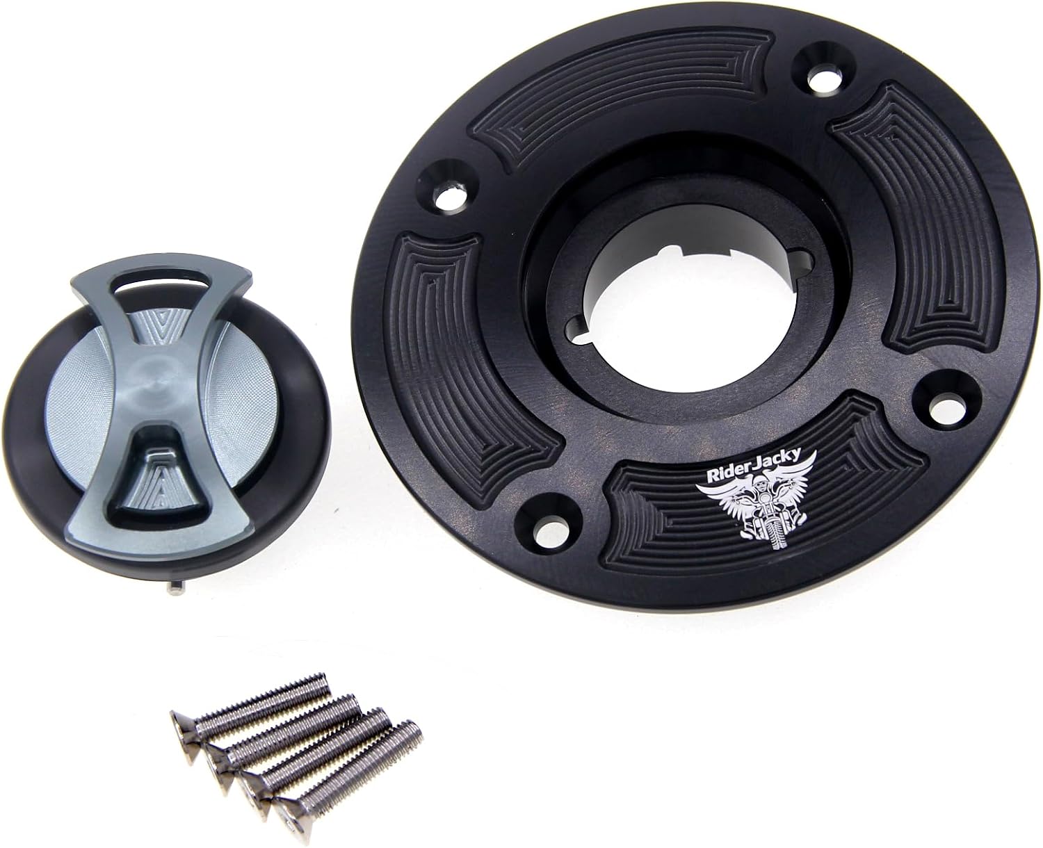 Riderjacky キーレス燃料ガスタンクキャップカバー スズキ HAYABUSA GSXR 1300 1999-2007、SV6