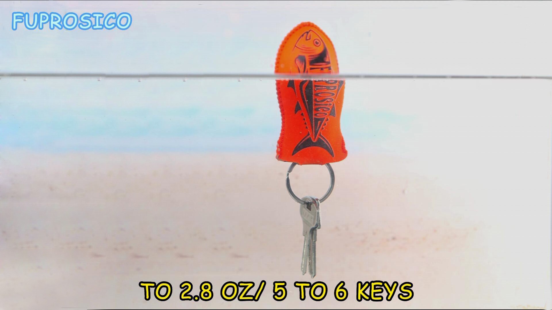 Key Floatie Boat Accessories 2-Pack Jumbo Floating Keychains - Vinyl Coated, Made ...
