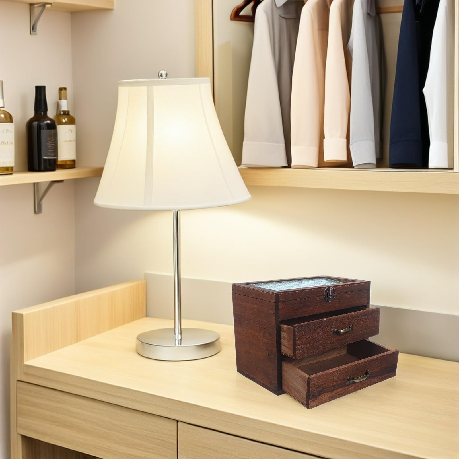 Schminkorganizer mit Schubladen für Schminktisch und Schreibtisch