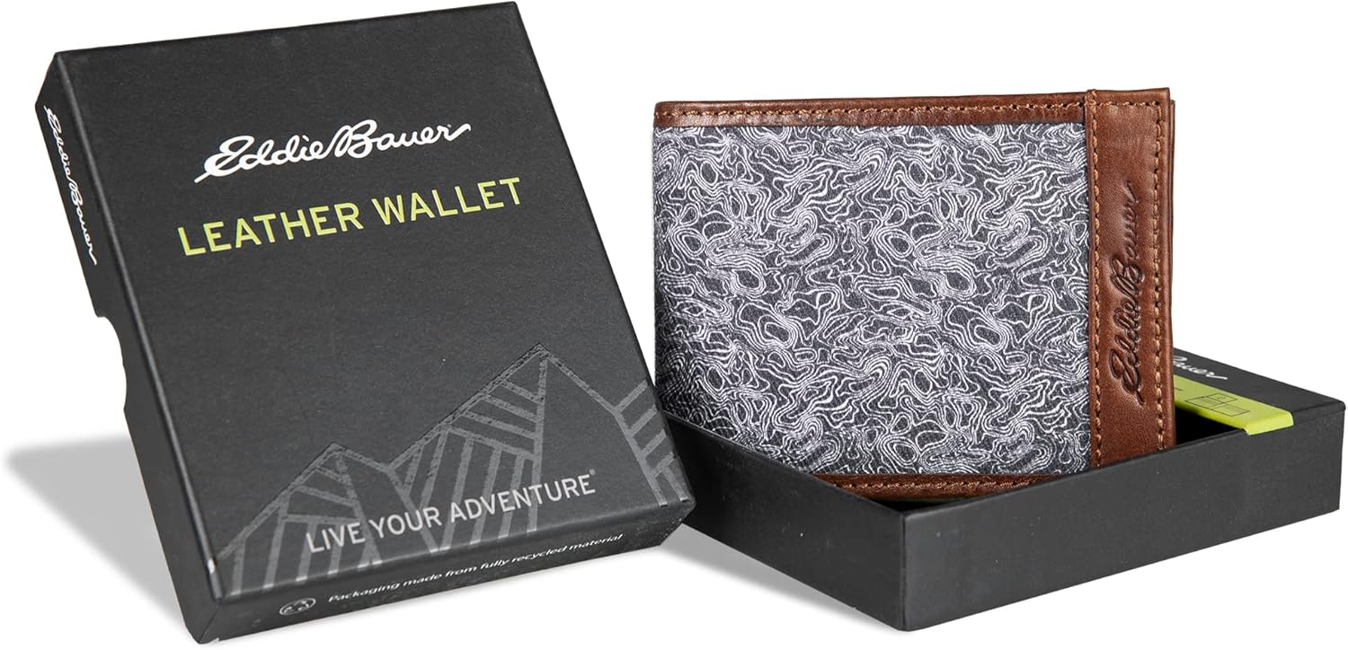 Eddie Bauer Men Signature Passcase Wallet - Image 9
