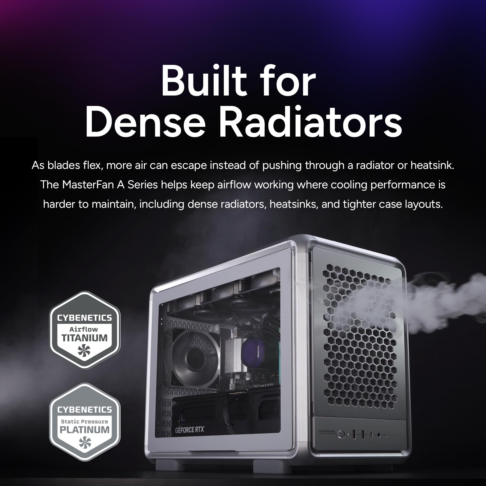 Cooler Master MasterFan A140 - Ventilador de caja, alta presión de aire