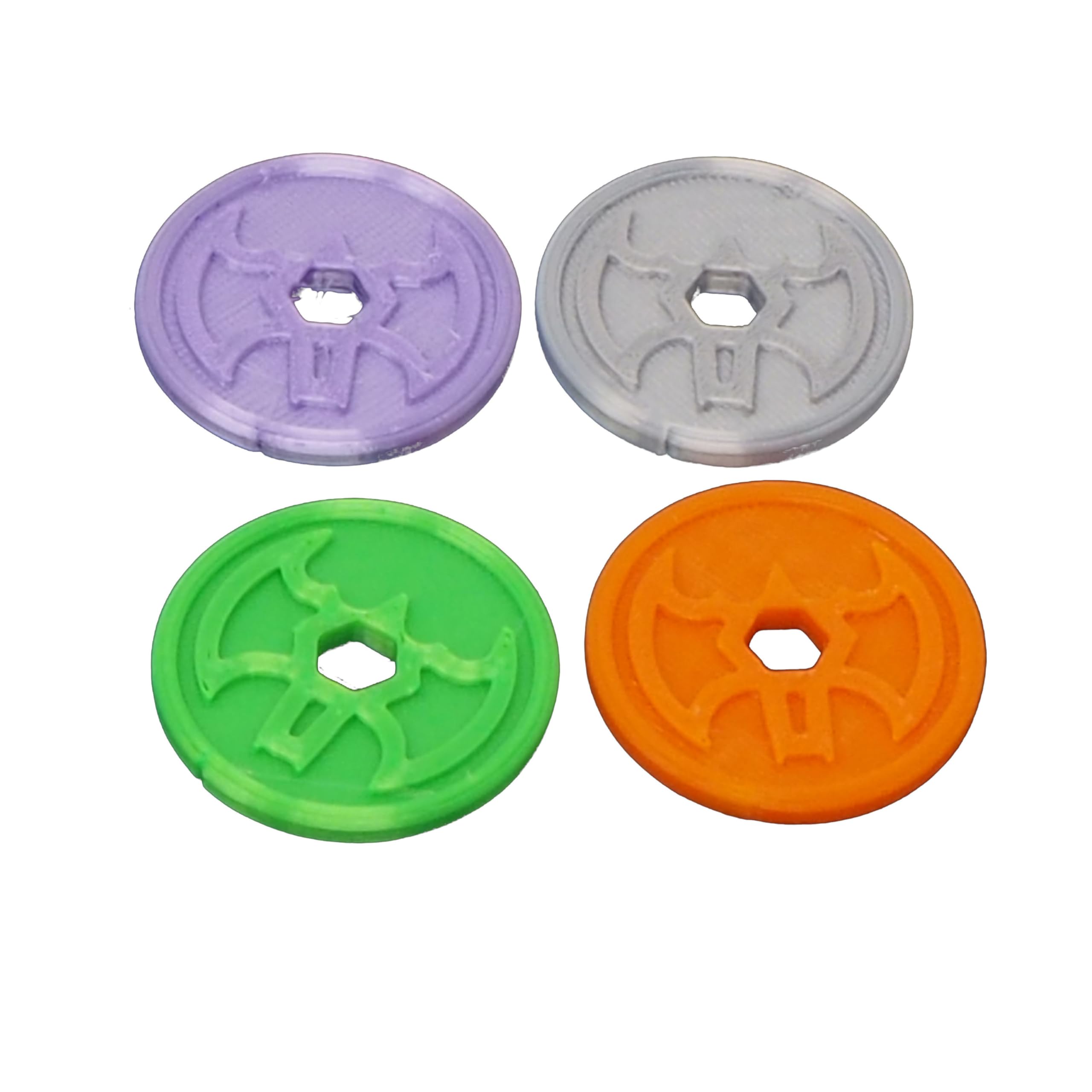 eTech4Us Set of 4 Mixed Replacement Disc Part for Imaginext Batbot Bat-Tech - Image 2