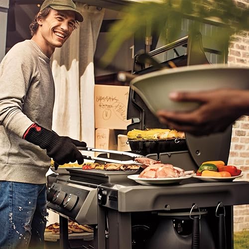 Miniatura 7 de Hongso Rejillas genesis II para Weber Genesis II 300 Series E310 S310 E315 S315 E325 S325 E330 S330, II LX S & E 340, Genesis 2 GS4 parrilla de gas