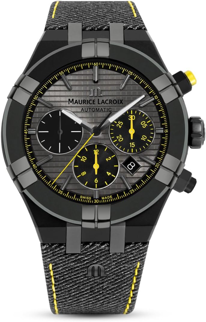 Maurice Lacroix Mens Watch Aikon Automatic Chronograph Limited Edition AI6018-PVB01-331-1