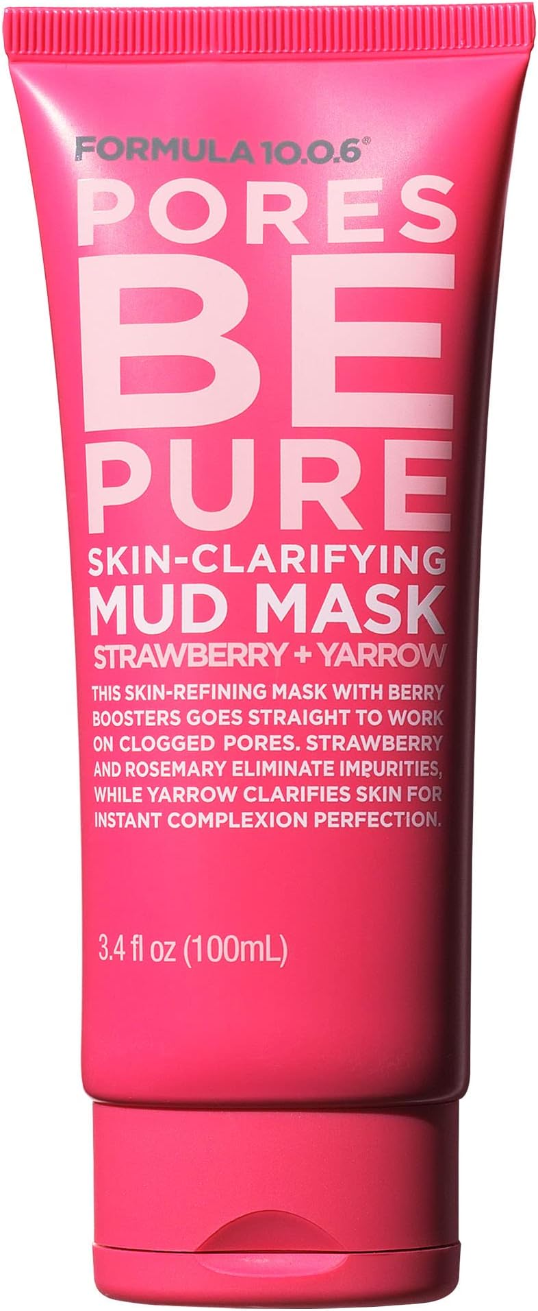 Pores Be Pure Skin-Clarifying Mud Mask for Pore Minimizing 3.4 fl oz (100ml)
