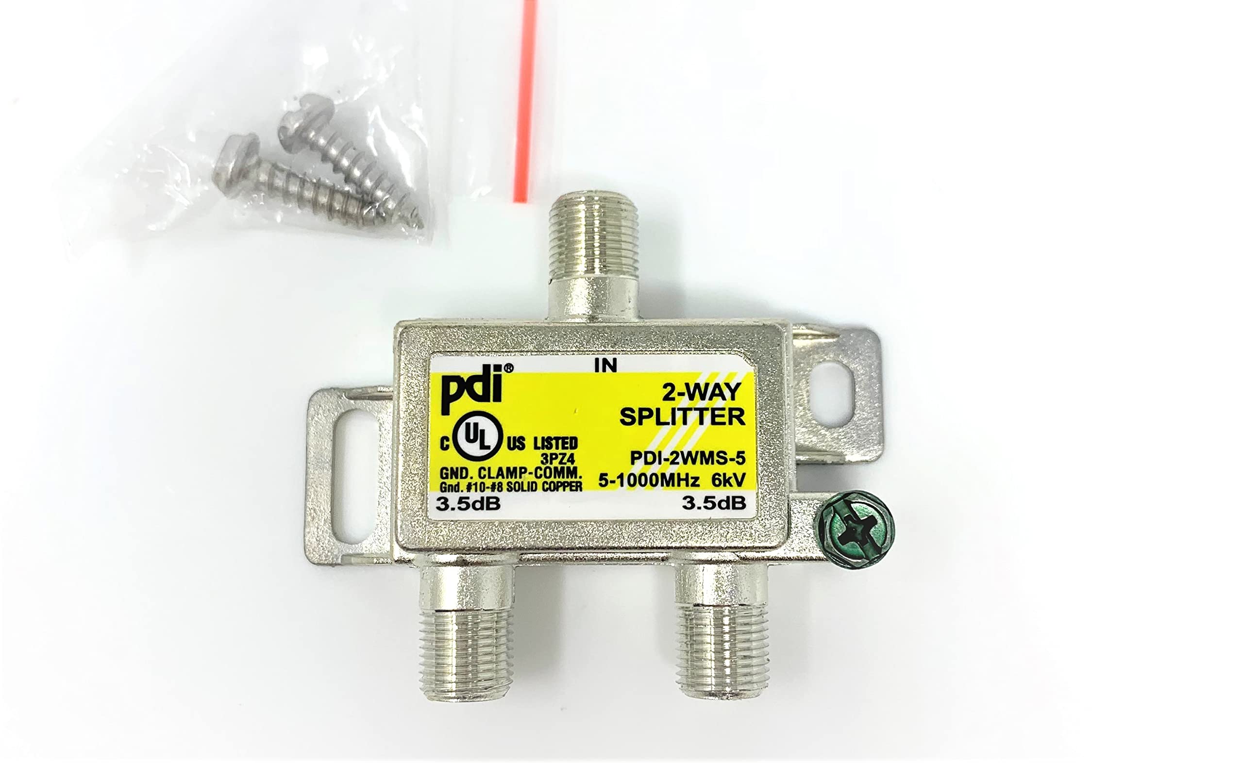Amazon.com: 2 Way Splitter PDI-2WMS-5 6kV 5-1000MHz Compatible