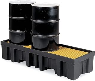 Drum Spill Cntnmnt Pallet, 3 Drum, 3k lb.