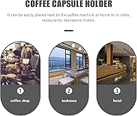 Vista 6 de Cesta de almacenamiento de cápsulas de café,Soporte de encimera