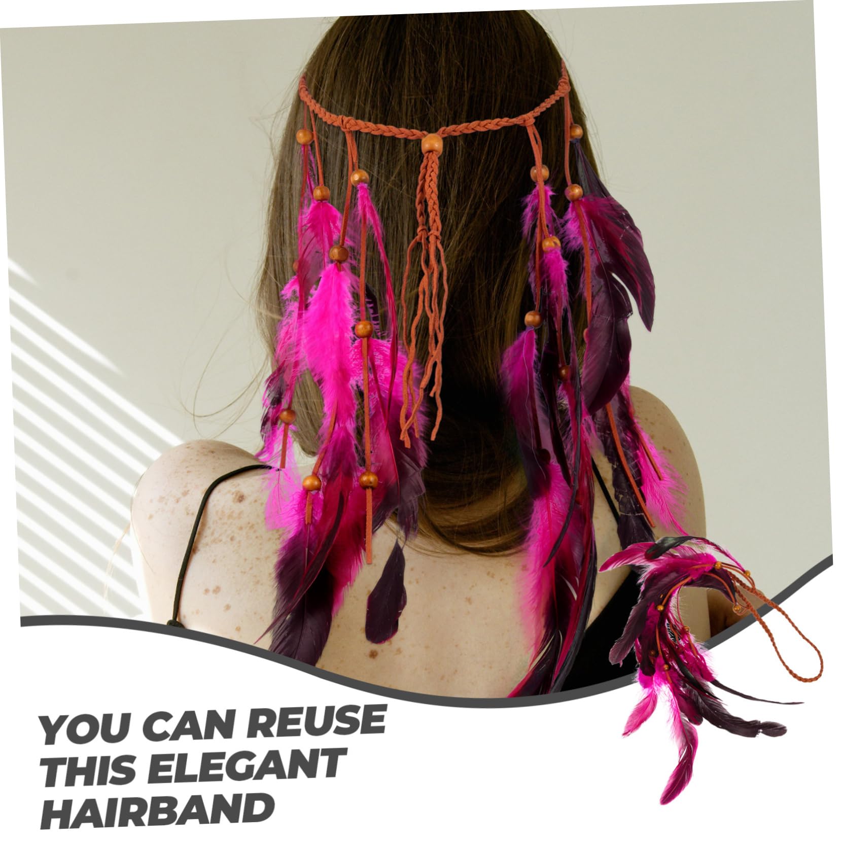 Beaupretty Lot De 5 Bandeaux À Pompons En Exquises Pour Femmes -tête À La Mode Pour Femmes