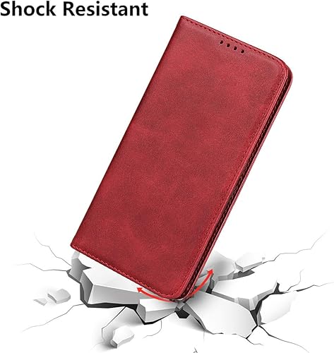 Miniatura 8 de iCoverCase Funda tipo cartera para Motorola Moto G7G7 Plus, funda magnética de piel sintética de alta calidad, soporte para ranuras para tarjetas,