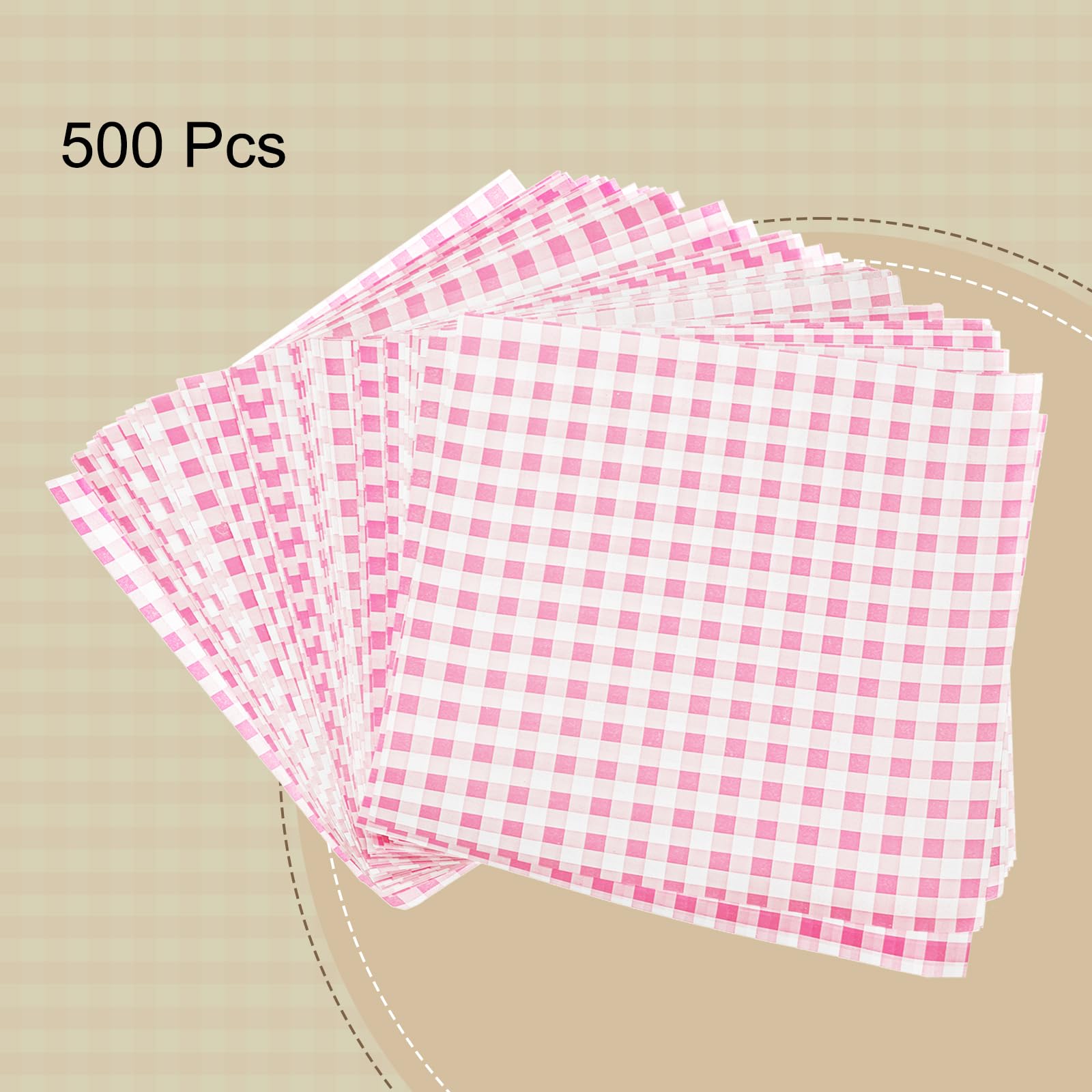 400 fogli di carta oleata per gastronomia per alimenti, 12 x 12, a