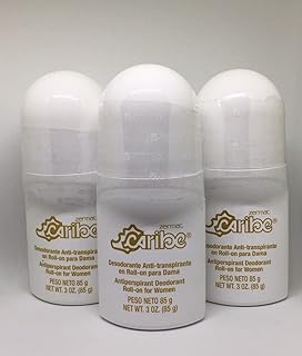 Zermat Perfumed Roll On Deodorant Caribe For Women Dama SET DE 3 Desodorantes