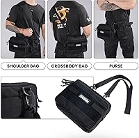 Vista 8 de EXCELLENT ELITE SPANKER - Bolsa táctica de administración Molle, organizador de utilidad EDC, bolsa médica, bolsa de herramientas táctica EDC